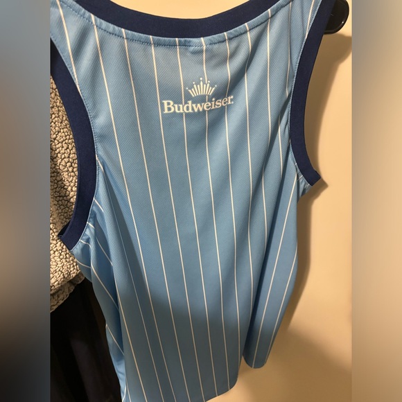 Chicago Cubs Bleachers pin striped sleeveless jersey - Picture 3 of 4